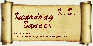 Kumodrag Dancer vizit kartica